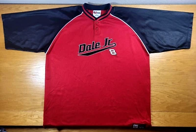 Dale Earnhardt, Jr. Jersey Men's XL Red Black Adult Chase NASCAR Racing Shirt - Image 1 of 4