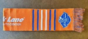 Quick Lane Bowl Ford Field Orange Blue White Adult Scarf Defunct Bowl Game NEW - Picture 1 of 3