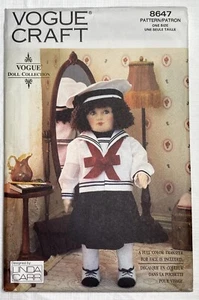 Vogue Craft Doll Collection 18 Zoll Puppe mit Outfit & Gesichtstransfermuster 8647 - Bild 1 von 2