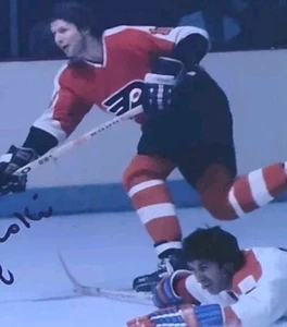 Philadelphia Flyers Vintage 8x10 Photo  Signed By: Don "Big Bird" Saleski! COA,  - Picture 1 of 7
