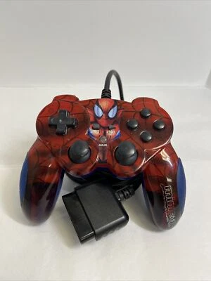 Naki Marvel SpiderMan Minicon Controller For Playstation 2 PS2 Spider-Pad 2004 - Image 1 of 4