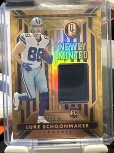 Luke Schoonmaker RC 2023 Panini Gold Standard Newly Minted Patch 196/399