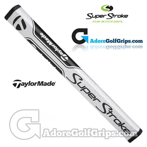 SuperStroke TaylorMade Pistol GTR 1.0 Putter Grip - Silver / Black +  FREE TAPE - Picture 1 of 1