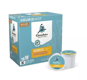 Café mezcla matutina Caribou Daybreak 18 a 144 tazas Keurig K elige cualquier cantidad - Imagen 1 de 2