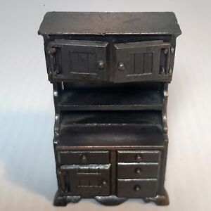 Vtg Durham Metal Mini KITCHEN LARDER CUPBOARD Doll House Furniture 1978 *Read*