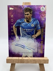 Autograph Card Kevin De Bruyne Man City FC 2022 Topps UEFA Inception 04/25 MINT! - Picture 1 of 4
