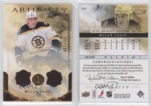 2010-11 Upper Deck Artifacts Bronze Jersey/Jersey /150 Milan Lucic #45