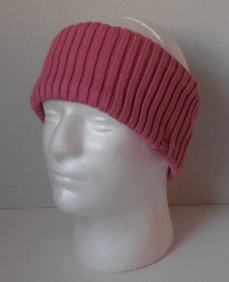 Nike Warm Knit Wide Headband Adult Unisex Desert Berry/Vast Grey/Silver