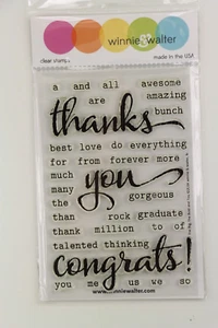 Winnie & Walter Big Bold You Stamp Set - Picture 1 of 2