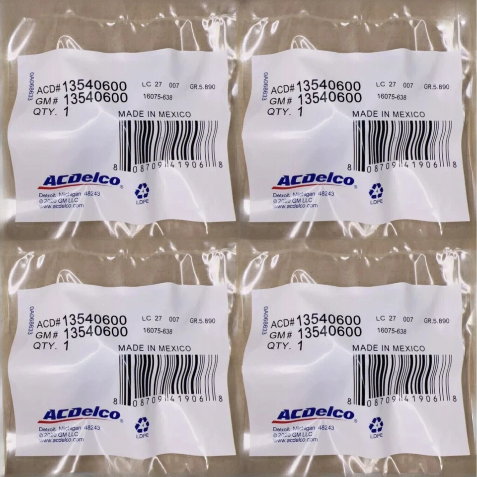 4PC Genuine 13586335 TPMS Tire Pressure Monitoring Sensor For GM Chevy GMC Buick