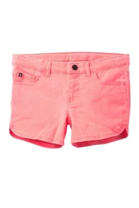 Hurley Big Girl's Size 8 Bright Pink Twill Shorts Short Pants NWT - Picture 1 of 2