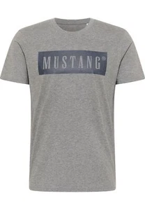 Camiseta Para Hombre Mustang ALEX C LOGO S-3XL Blanca Negra Azul Gris Algodón - Imagen 1 de 5
