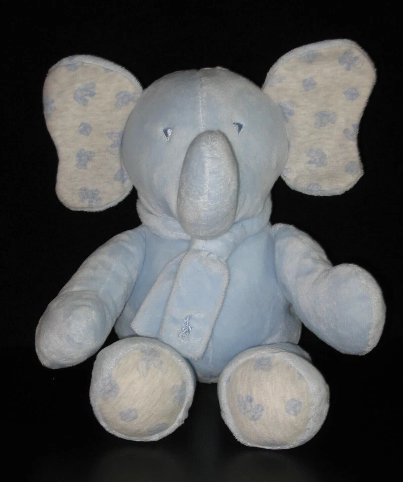 Ralph Lauren Peluche Azul Elefante Bebé Lovey Peluche Juguete 14" Foto 1 de 4