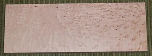 Madera de arce dura ojo de pájaro pesada 16" x 5-3/4" x 7/8" - Imagen 1 de 2