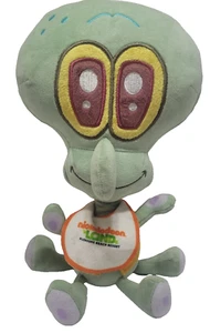 SQUIDWARD SPONGEBOB SQUAREPANTS NICKELODEON LAND CUDDLY 10"PLUSH SOFT TOY - Picture 1 of 16