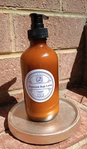 Highly Concentrated Magnesium Shea Butter Lotion Unscented Paraben Free 8oz Pump - Picture 1 of 4