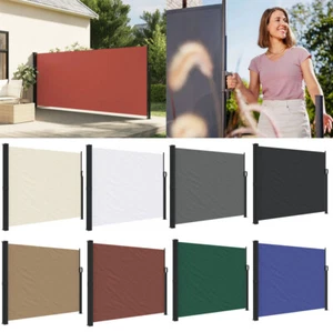 Seitenmarkise Ausziehbar Windschutz Sichtschutz Sonnenschutz Balkon Markise - Bild 1 von 79