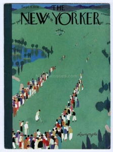 New Yorker magazine September 5 1936 golf course Frank Sullivan Victoria Lincoln - Picture 1 of 4