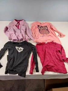 Lot of 4 Nautica Long Sleeve Crew Neck Orange/ Black/ Red Sweatshirt Size 5 - Picture 1 of 18