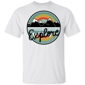 Explore Mountains Nature Camping T-Shirt - Imagen 1 de 8