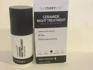 The Inkey List Ceramide Night Treatment 1oz / 30ml Dry Skin NIB - Picture 1 of 3