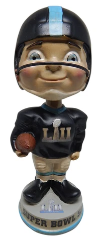 Super Bowl LII Vintage Bobblehead NFL Philadelphia Eagles New England Patriots Cover