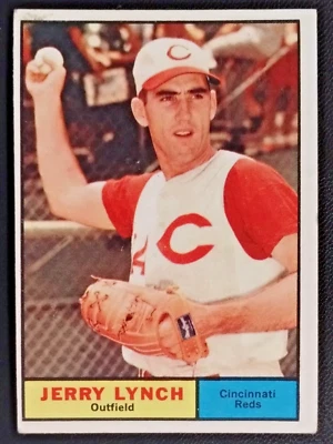 1961 Topps Jerry Lynch Cincinnati Reds #97 VG+ - Image 1 of 3