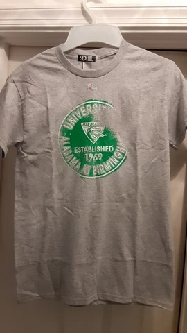 Alabama Birmingham Blazers T-shirt Men - SMALL  NCAA  DISTRESSED LOGO Cover
