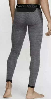 Men's  SMALL Nike Pro Tapered Training Tights Pants Grey  - BV5517-071 - Image 1 of 4