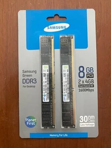 Samsung Green DDR3 (Wonder Ram) M379B5273DH0YK0 DDR3L 1600MHz - Picture 1 of 2