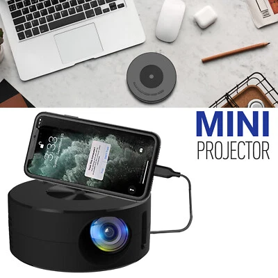 Mini Projector LED 1080P HD Home Cinema Portable Office Theater Movie Projector - Image 1 of 4