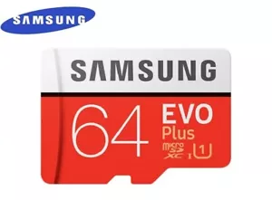 Tarjeta de memoria 64 GB Samsung Evo Plus micro sdxc clase10 U1 - Foto 1 di 1