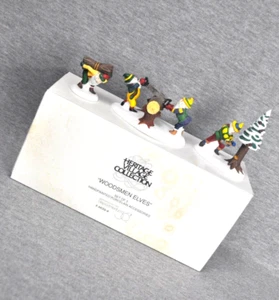 Woodsmen Elves 56308 Dept 56 Heritage Village Collection Retired 1995 - Picture 1 of 13