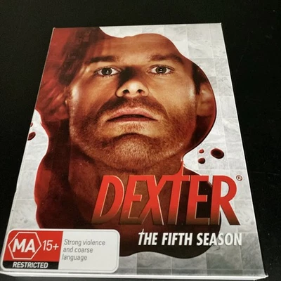 Dexter : Season 5 DVD, 2009, (4 disc set) Region  - VGC - image 1 of 4