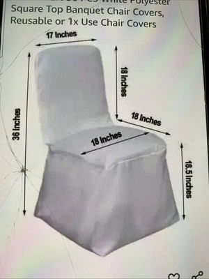 Funda Silla Banquete Poliéster Foto 1 de 4