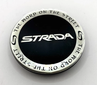 CC016-1P Strada Black Wheel Center Cap - Image 1 of 4