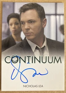 NICHOLAS LEA CONTINUUM AGENT GARDINER AUTO AUTOGRAPH RITTENHOUSE - Picture 1 of 2