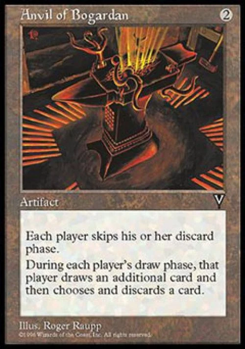 MTG English Anvil of Bogardan Light Play Normal Visions - Image 1 of 1