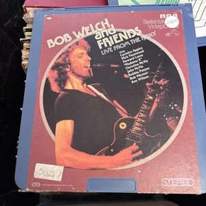 Bob Welch And Friends Live From The Roxy RCA CED Videodisc Movie Very Rare - Picture 1 of 2