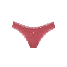 Victoria's Secret Dream Angels Lace-Trim Brazilian Panty (Seductive Rose)