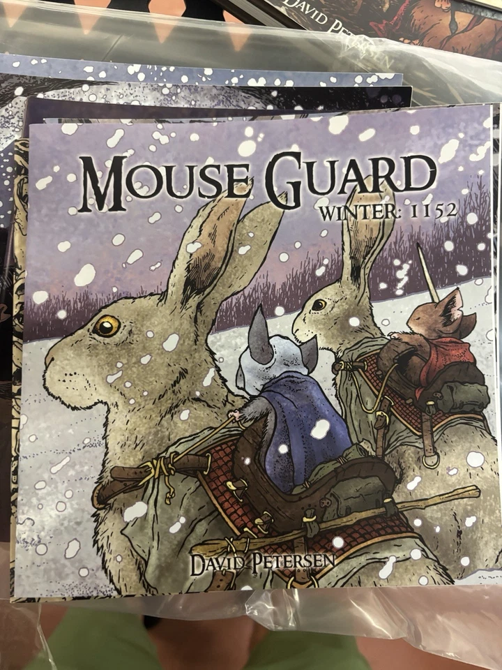 Mouse Guard Legacy Set 🔥 5 HC + Полный Зимний 1152 Комикс Run VF/NM Дэвид Петерсен - Изображение 1 из 4