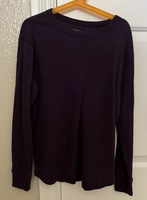 Old Navy Boys Purple Thermal Long Sleeve Size 10/12 - Image 1 of 2