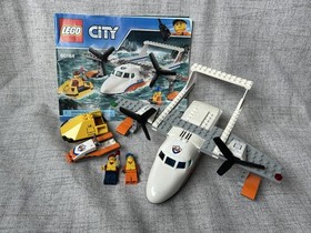 LEGO 60164 CITY: Sea Rescue Plane - 100% Complete w/ Manual - Ships Fast!