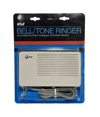 New Amplified AT&T Bell/Tone Telephone Ringer - Enhance Your Call Alerts! Sealed - Image 1 of 4
