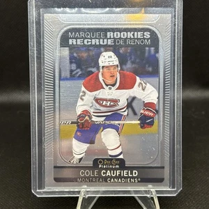 2021-22 O-Pee-Chee Platinum Cole Caufield MARQUEE ROOKIES Montreal Canadiens NHL - Picture 1 of 2