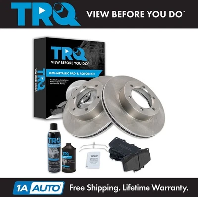 Kit de pastillas de freno delanteras y rotor TRQ para Toyota 4Runner 1993-1998 T100 1992-1995 Foto 1 de 4