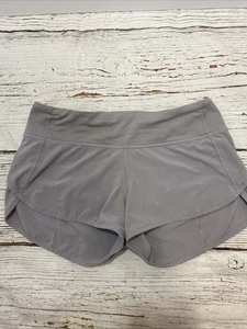 PANTALONES CORTOS LULULEMON para mujer talla 8 regular forrados 2,5 entrepierna gris - Imagen 1 de 10