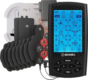 Tens Unit with 4 Channel, EMS Muscle Stimulator for Pain Relief Therapy, 24 M... - Picture 1 of 7