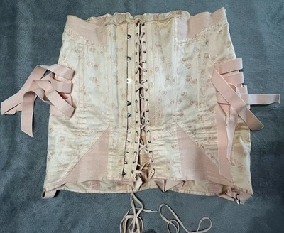 SPENCER Vintage 1940’s Light Pink Boned Girdle - - W:34”+ H18" Garter - Image 1 of 4