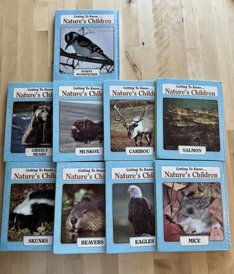 Lot of 9 Getting To Know Nature's Children - Hardcover - 2 Animals Per Book Set - Image 1 of 4